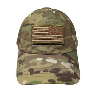 American Flag Slideback Hat Camo One Size Adjustable Condor